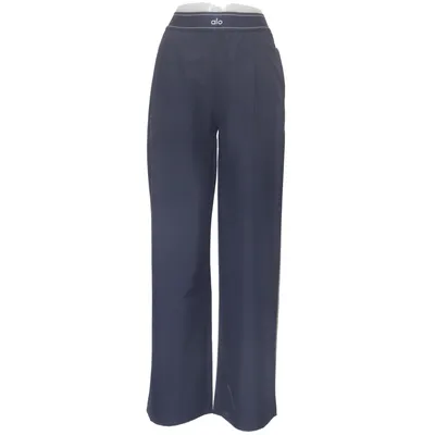 Pantalon patte d'éléphant (Bleu) de Alo Yoga Élasthane, Polyester