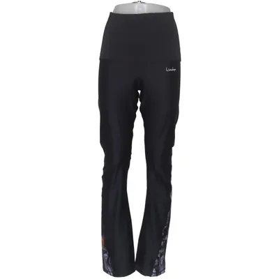 Sportleggings (Schwarz, Mehrfarbig) von Winshape Elasthan, Polyester