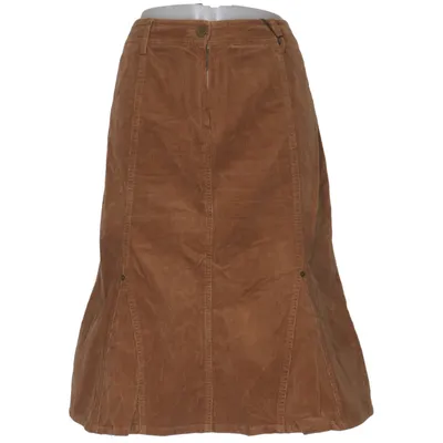 Jupe (Marron) de Amica Coton, Élasthane