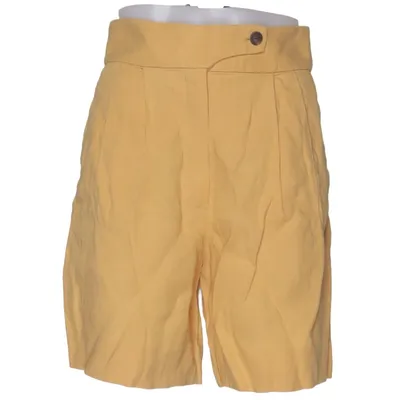 Korte broek (Geel) van Massimo Dutti Acetaat, Hennep, Modal