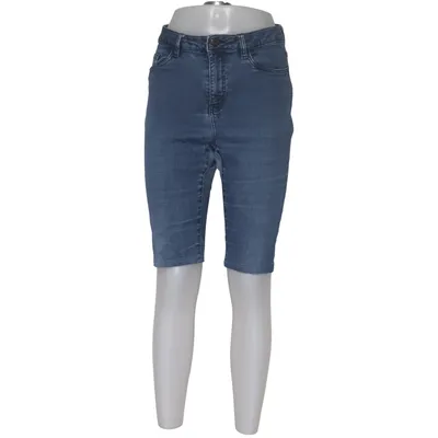 Denim shorts (Blauw) van Premium Collection by Esmara Katoen, Elastaan, Lyocell, Polyester