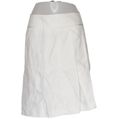 Jupe (Beige) de Turnover Acétate, Lin, Soie