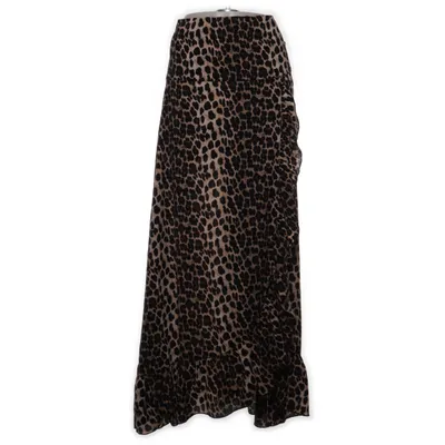 Jupe portefeuille (Noir, Marron) de Ambika Trend