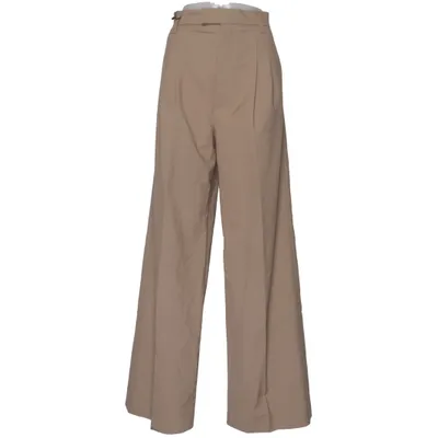 Pantalon de costume (Beige) de Zara Élasthane, Polyester, Viscose