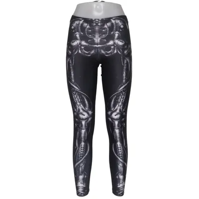 Leggings (Black, Gray) from Blackmilk Elastane, Polyester