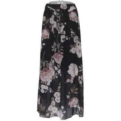 Maxi skirt (Black, Multicolored) from Nuna Lie Polyester