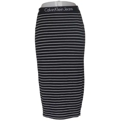 Kjol (Svart, Vit) från Calvin Klein Jeans Bomull, Elastan, Modal