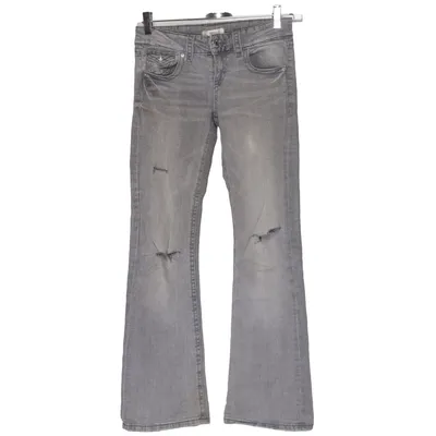 Jeans (Grå) fra Gina Tricot Bomuld, Elastan
