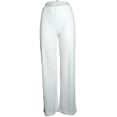 Pantalon patte d'éléphant (Blanc) de Zara Home Coton, Lyocell