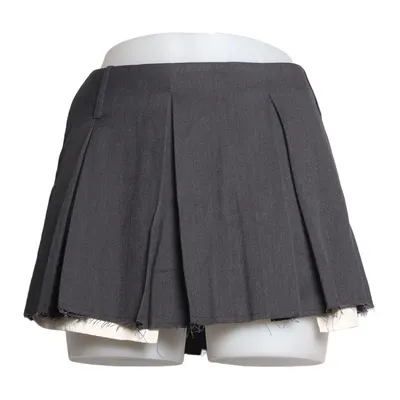 Kjol (Grå) från Monki Bomull, Elastan, Polyester, Viskos