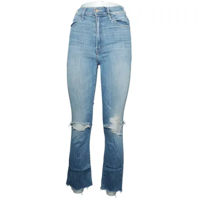 Spijkerbroek (Blauw) van Mother Katoen, Elastaan, Polyester