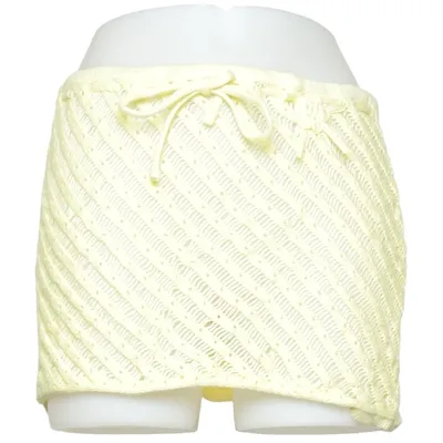 Strandkjol (Daffodil Crochet Mini Skirt) från Frankies Bikinis Bomull