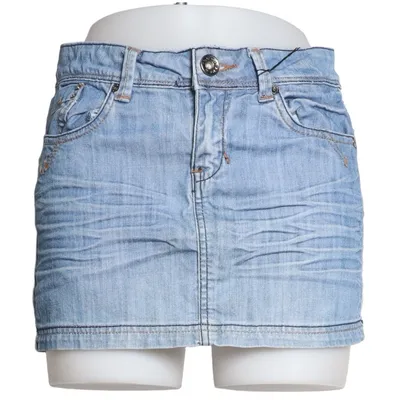 Jeanskjol (Blå) från J&L Bomull, Elastan