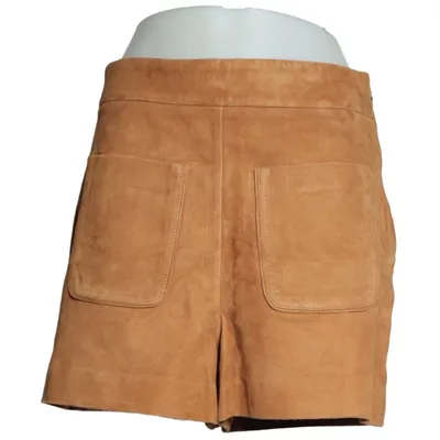 Lädershorts (Brun) från Sézane Skinn, Viskos