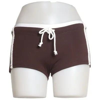 Träningsshorts (Brun, Vit) från Monki Bomull, Polyester