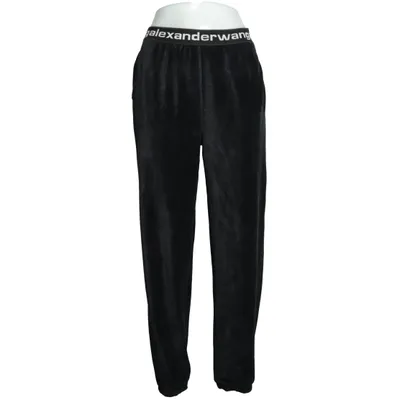Mjukisbyxor (Svart) från T by Alexander Wang Bomull, Elastan, Polyamid, Polyester