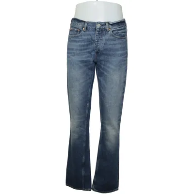 Jeans (Blå) fra Acne Bomuld, Læder