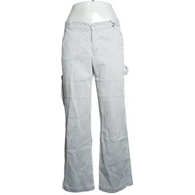 Chinos (Blå, Vit) från Design by Si Bomull, Elastan