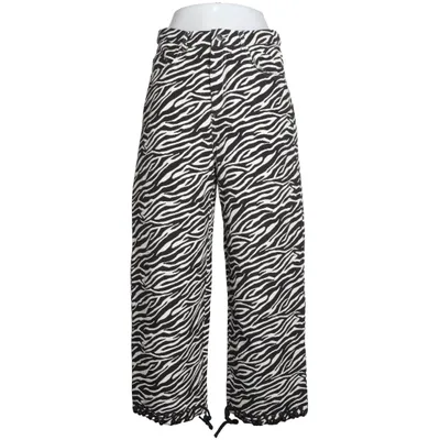 Palazzo pants (Black, White) from Ghospell Cotton, Elastane, Polyester