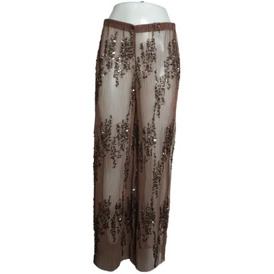 Bukser (Wide Pleated Sequins Trousers) fra NA-KD Polyester