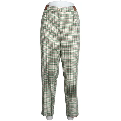 Pantalon de costume (Vert, Marron, Blanc) de Alvina Élasthane, Polyester, Viscose