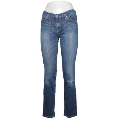 Spijkerbroek (Blauw) van 7 for All Mankind Katoen, Elastaan