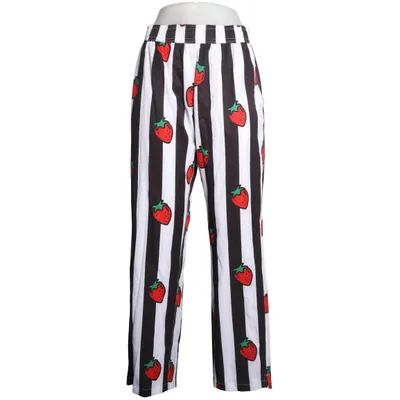 Pyjamasbyxor (Svart, Vit, Röd) från Nikben Elastan, Polyester