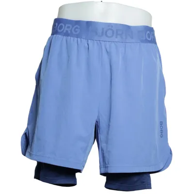 Træningsshorts (Blå) fra Björn Borg Elastan, Genanvendt polyester
