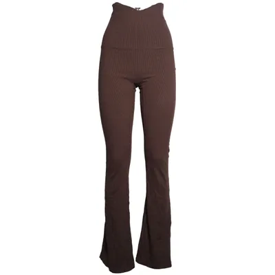 Legging (Marron) de Exercere Coton, Élasthane