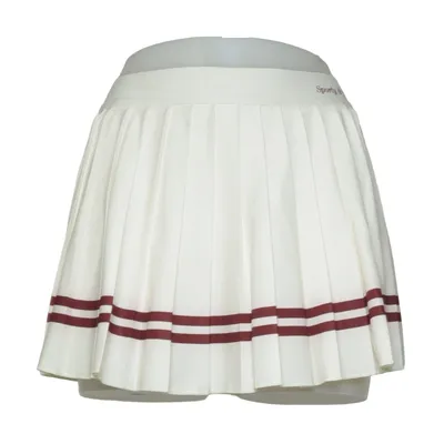 Nederdel (Hvid, Rød) fra Sporty & Rich Elastan, Polyester