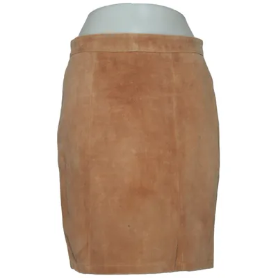 Leather skirt (Brown) from Lino