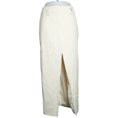 Långkjol (Beige) från Adoore Återvunnen polyester, Viskos, Ull