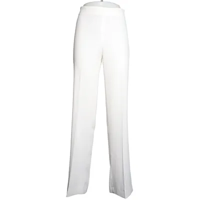 Pantalon patte d'éléphant (Blanc) de Zara Polyester
