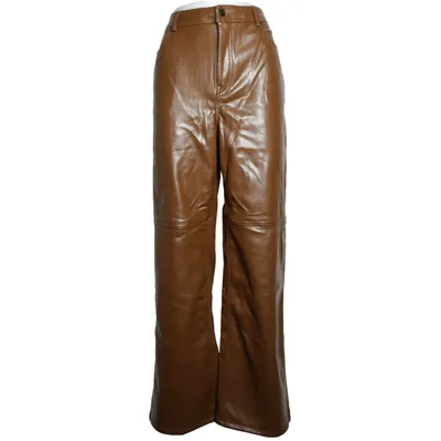 Pants (Brown) from H&M Polyester, Polyurethane