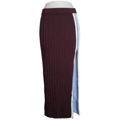Långkjol (Blå, Svart, Beige) från Zara Knit Polyamid, Viskos