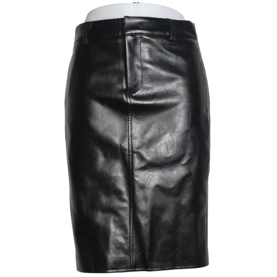 Kjol (Mid Waist PU Skirt) från NA-KD Bomull, Polyester, Polyuretan, Viskos