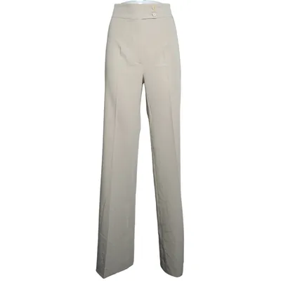Byxor (Beige) från Anna Holtblad Elastan, Polyester, Viskos