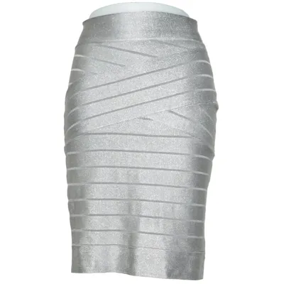 Kjol (Grå) från French Connection Elastan, Metallfiber, Nylon, Polyester, Viskos