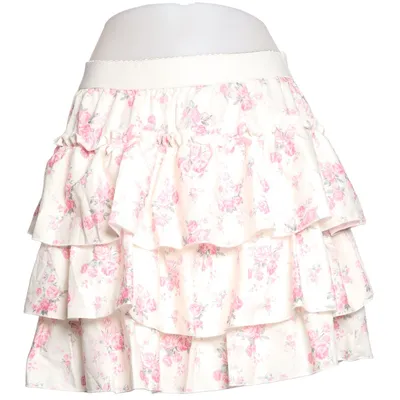 Kjol (Vit, Rosa, Grön) från Shein Curve Elastan, Polyester