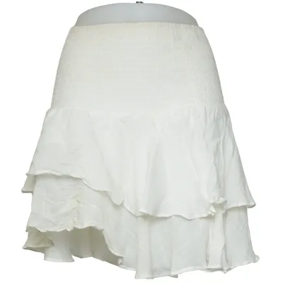 Kjol (Vit) från Shein Elastan, Polyester