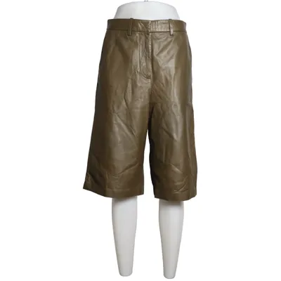 Lädershorts (Grön) från Arket Skinn, Viskos