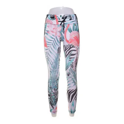 Träningstights (Vit, Flerfärgad) från Power Woman Elastan, Polyester