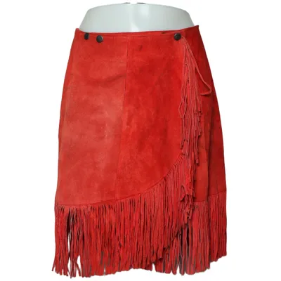 Läderkjol (Röd) från C. County