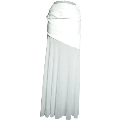Maxi skirt (White) from Meshki Elastane, Polyamide, Polyester
