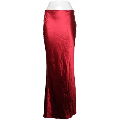 Jupe longue (Rouge) de House of CB Acétate, Polyester