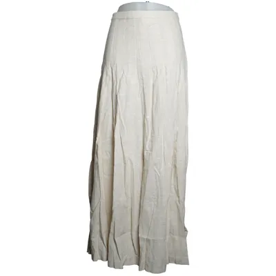 Maxi skirt (Maxi Pleated Skirt) from NA-KD Linen, Viscose
