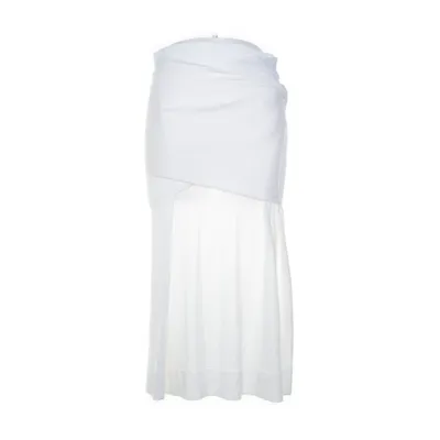 Maxi rok (Draped Fine Knit Skirt) van Totême Wol, Zijde