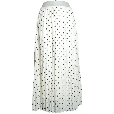 Långkjol (Vit) från Zero Återvunnen polyester, Viskos