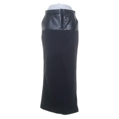 Leather skirt (Black) from H&M Studio Leather, Viscose, Polyester, Elastane
