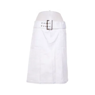 Denim skirt (White) from Bella x About You Organic cotton, Elastane